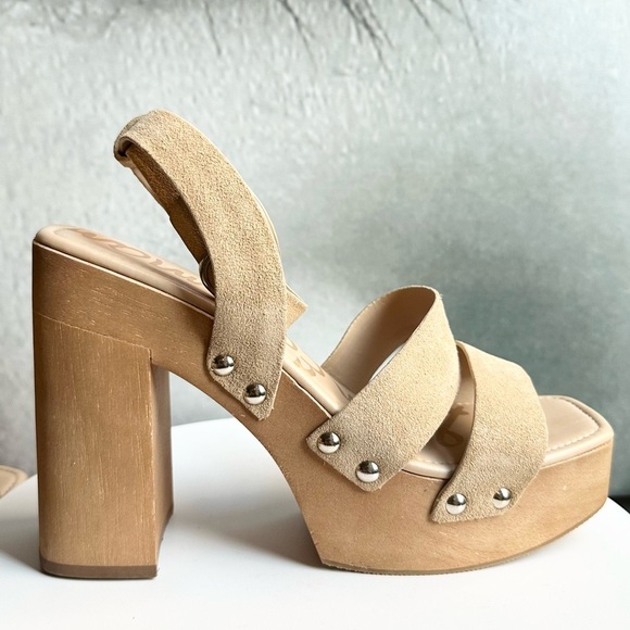 🌸 SAM EDELMAN 🌸 Rosalind Strappy Platform Sandals Size:9 - Picture 4 of 13